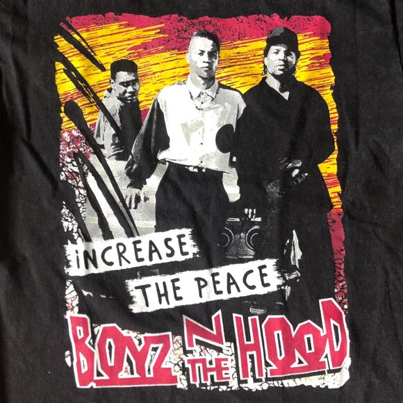 BOYZ N THE HOOD (Size L) "Increase The Peace" Graphic T-Shirt - Picture 2 of 4